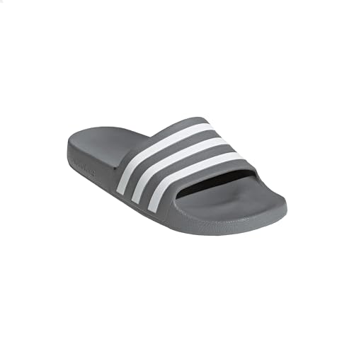 adidas 3 Stripes Adilette Badelatschen (grey, EU Schuhgrößensystem, Erwachsene, Numerisch, M, 44.5)