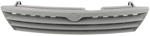 Evan-Fischer Grille Assembly Compatible With 1995-1997 Nissan Altima Textured Gray Shell And Insert #TOP4