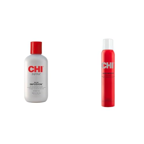 CHI Silk Infusion y Shine Infusion tratamiento para cabello 6 oz y 5.3 oz miniatura 1