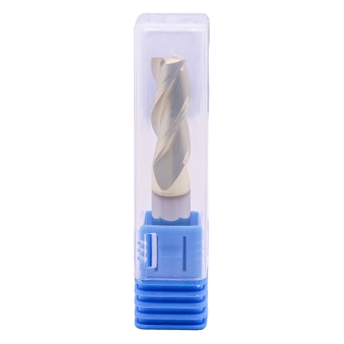 Image of 3 /8 inch 3 Flute Solid Carbide Square End Mill for Aluminum, ZrN Coated | 37 Helix, 3 /8 inch Cutting Dia, 3 /8 inch Shank Dia, 1 inch Length of Cut, 2-1 /2 inch Overall Length, for Milling Aluminum and Copper
