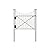 46in H x 49.5in W (1 Gate) No Dig Zippity Manchester Gate Kit, White Vinyl Picket Fence Gate Kit for Manchester Fence Panels, Gate for Backyard, Patio, Outdoor, & Garden Fence, ZP19019
