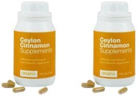 Dru Era Ceylon Cinnamon Supplements 250mg X 240 Capsules with 100% Alba Ceylon Cinnamon Powder & Shipped from Ceylon by DRUERA (2)
