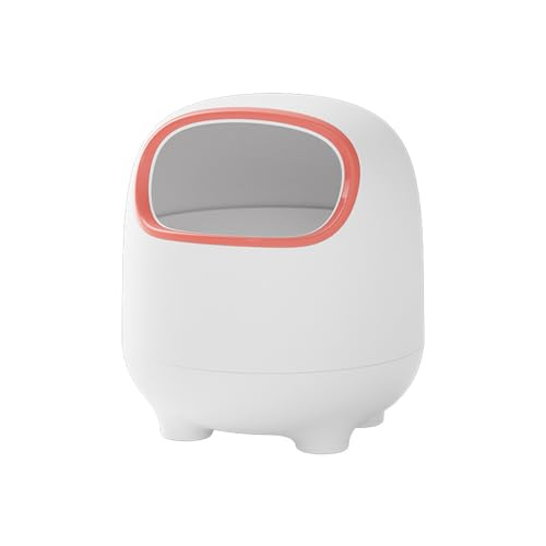 Poubelle de bureau mignonne 5L mini corbeille blanche de chambre