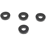 Arandela plana de neopreno de 1/4\" x 5/8\" O Ring arandela de goma para grifo, manguera de agua, etc. [40 piezas, negro]