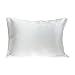 Spasilk 100% Pure Silk Pillowcase for Facial Beauty and Hair Health, Standard/Queen, White