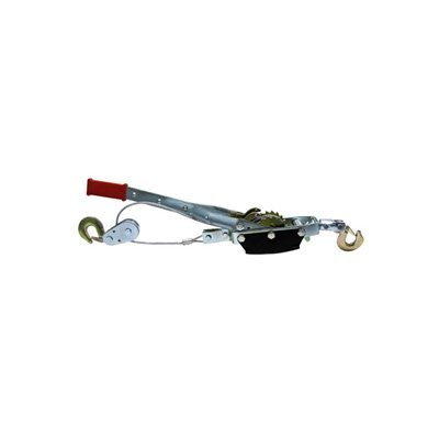 Winche manual de carraca 5 toneladas con polea y cable miniatura 1