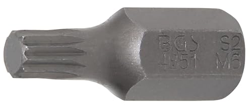 Image of BGS 4851 | Bit | Length 30 mm | 10 mm (3/8") Drive | Spline (for XZN) M6