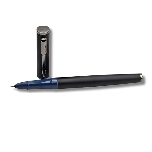 Image of Venti Fountain Pen - Metal Luxury Pen, Schmidt Nib (Medium), Best Pen Gift Set for Men & Women, Professional, Executive, Office, Nice Pens,Return Gift (F5066-Blue)