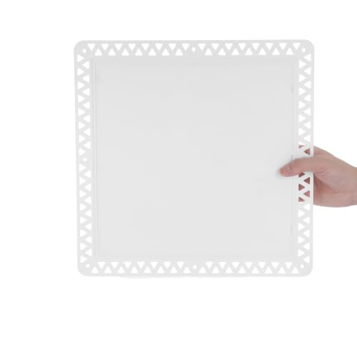 Panel de acceso oculto de plástico blanco para techos y registro de plomería 5