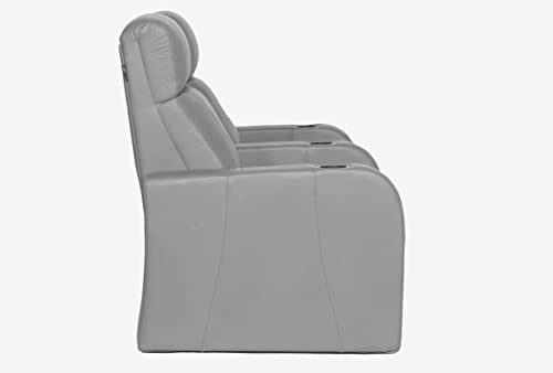 Image of Experience Supreme Comfort Electric Two-Seater Recliner(Cosmo) - Elegant Grey, Unrivaled Relaxation, Durable Design, & Exceptional Service