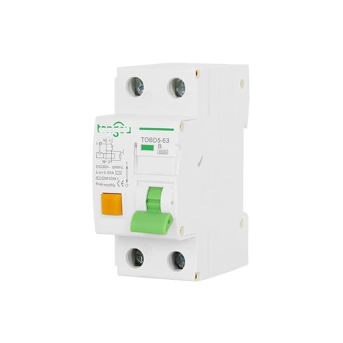 Disjoncteur courbe B 1P+N 40A avec protection surintensité et fuite