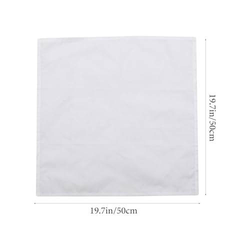 6 servilletas de algodón puro para mesa elegante miniatura 7