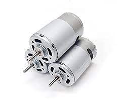 Image of QBM 12v 555 DC Motor 12000rpm High Speed for DIY Project Brushed Motor 13000rpm High RPM High Speed 12v DC Motor (Pack of 3)