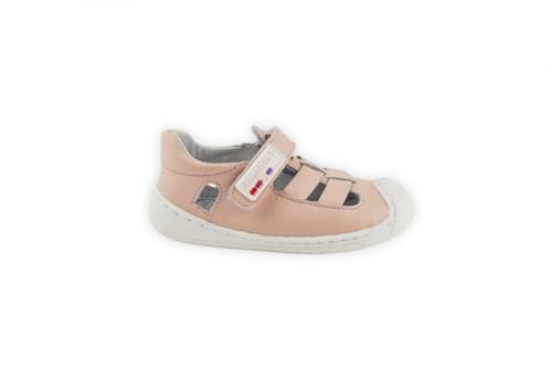 Angelitos Sandalias Respetuosas Niño/Niña Hechas en España Sandalias Barefoot Blanditas para Verano (Rosa, Sistema tallas calzado EU, Niño (0-5 años), Números, mediano, 25)