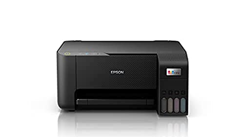 Epson Colour Ecotank L3210 A4 All-in-One Ink Tank Printer, Black