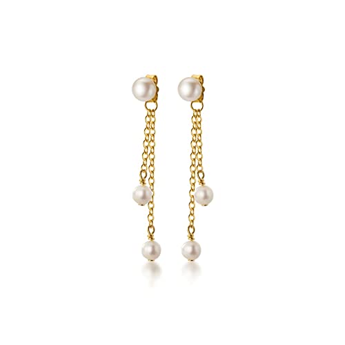 Boucles d'oreilles perles d'eau douce naturelles : l'élégance haut de gamme pour femmes
