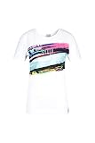 Sportalm Statement Shirt Lavi mit Multicolor Print, Farbe:weiß, Größe:38