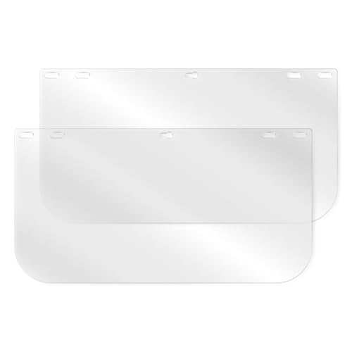 Angksorm FC48AF Anti-Fog Faceshield Replacement Visors for Headgear - 2 PCS