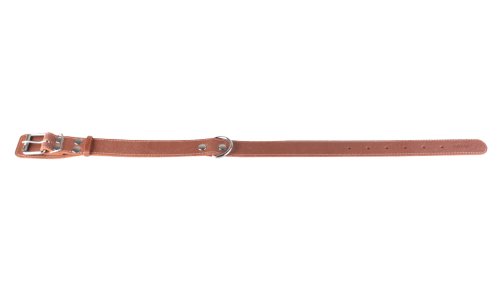 Collier en cuir pour animal qui tire, taille 48-63 cm marron anti-irritation du cou