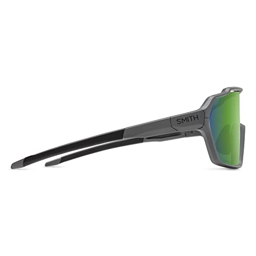 Image of Smith Shift MAG Sunglasses,Matte Cement /Chromapop Green Mirror,One Size