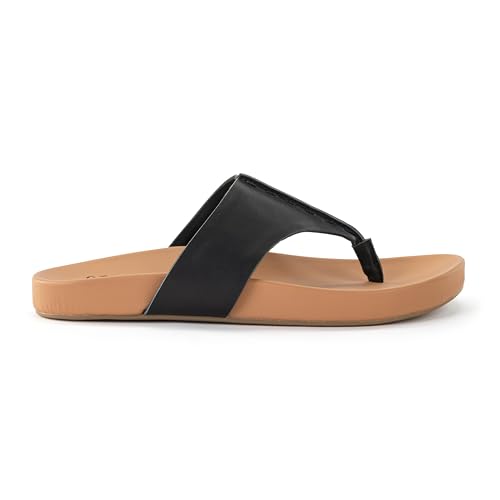Image of The Sak Everly Slide Sandal - Women's Flat Fashion Slides with Soft Cushion Sole - Beach Slip On Sandals For Everyday