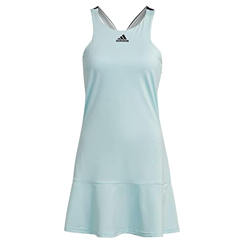 adidas Women's Tennis Y-Dress, Almost Blue, Large