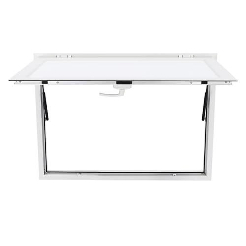 Concession Window 45 x 33 Inch Food Truck Service Windows Concession Stand Serving Window Up to 80 Degrees