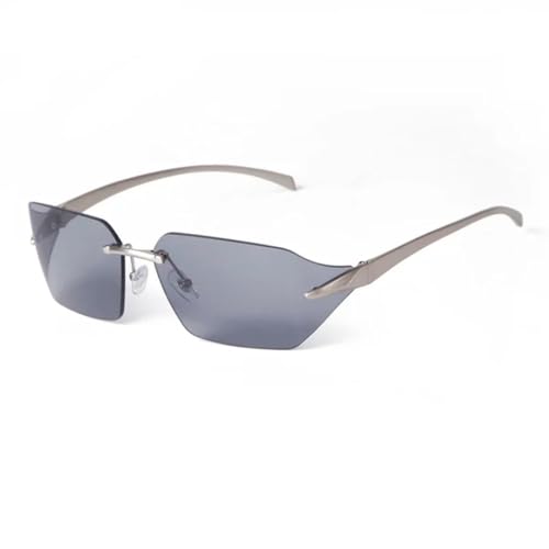 Lunettes de soleil en métal pour femmes et hommes de style luxe protectrices