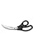Price comparison product image Victorinox Professional Poultry Shears, Seafood Shears, Kitchen Shears, 25 cm, Stainless Steel, Extra Sharp Blades, Sturdy Plastic Handle