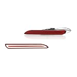 JORMSPH-2pcs-3D-Optic-Red-Lens-Rear-Bumper-Reflector-Brake-Tail-lights-23ORLLRBRBTLFTEnhances-your-driving-experience