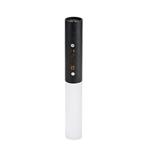 Lámpara de pared LED recargable con sensor de movimiento y base de madera 8