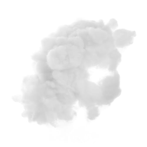 MUCKLILY Muñeco De Peluche De Algodón Relleno Granular De Pillow Algodón para Relleno De Almohadas Nube Falsa Decoración De Guardería En La Nube Pelusa para Almohadas Decorar Nubes Blanco