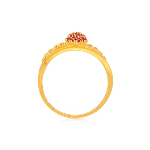 Malabar Gold & Diamonds Gold Ring for Women 22 K | Gold Ring for Women 22k Gold Pure | 22 Kt (916) BIS Hallmark Certified Pure Gold Ring for Birthday, Engagement, Anniversary &... - Image 4