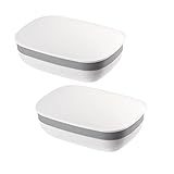 Tamaño: el tamaño de la caja de jabón es de 11,8 x 8,3 x 4,5 cm, que es adecuado para la mayoría de los jabones comunes.