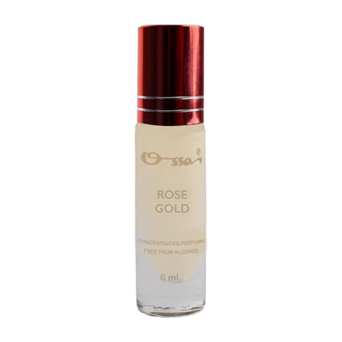 Image of Ossa Rose Gold Concentrated Perfume 6ml | Alcohol Free Roll On Attar For Men & Women | Premium Long Lasting Unisex Fragrance With Musk, Amber & Sandalwood Notes |Ideal For Daily Use & Signature Scent