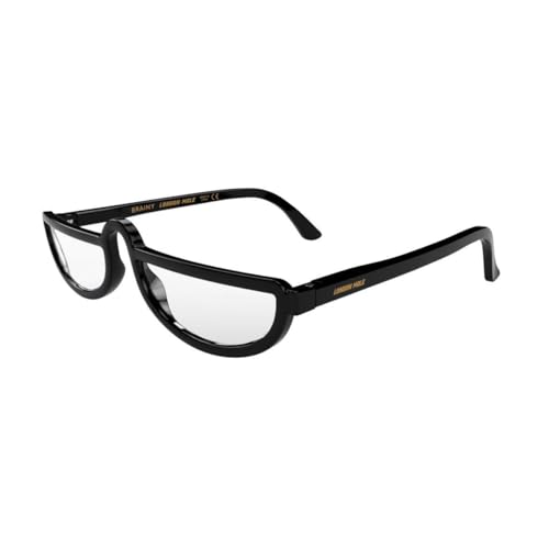 LONDON MOLE® Brainy reading glasses | Cool half moon shaped readers | Unisex | Spring hinges