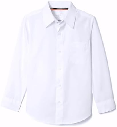 French Toast Expandable-Collar Button-Down Dress Shirt