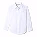 French Toast Big Boys' Long Sleeve Poplin Dress Shirt, White, 12