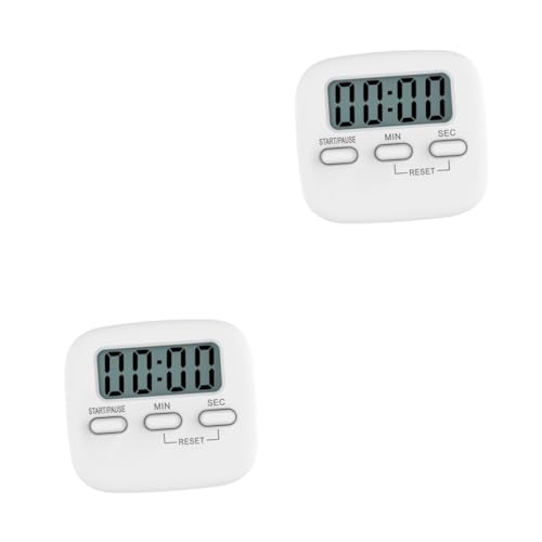 TOPBATHY 4pcs Digital Cooking Timer Kitchen Alarm Clock Lcd for Elderly Visual Timer Loud Alarm for Cooking Gym Bathroom