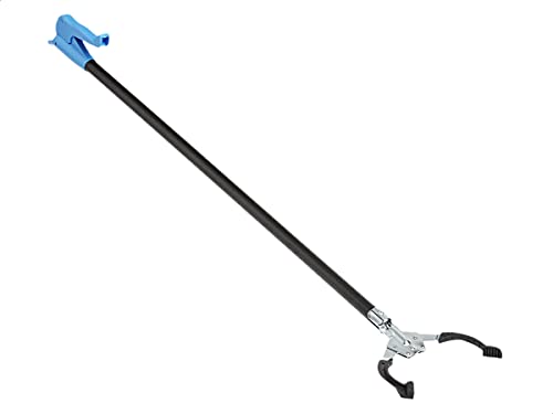 Image of Amazon Basics Reacher Grabber Tool for Hard-to-Reach Areas, Sturdy Metal Trash Picker, Indoor & Outdoor Lightweight Pickup Tool, 38 inch, 2-Pack