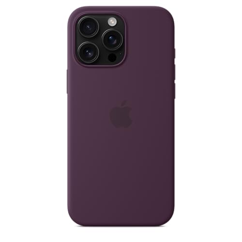 Apple iPhone 16 Pro Max Silicone Case with MagSafe - Plum 