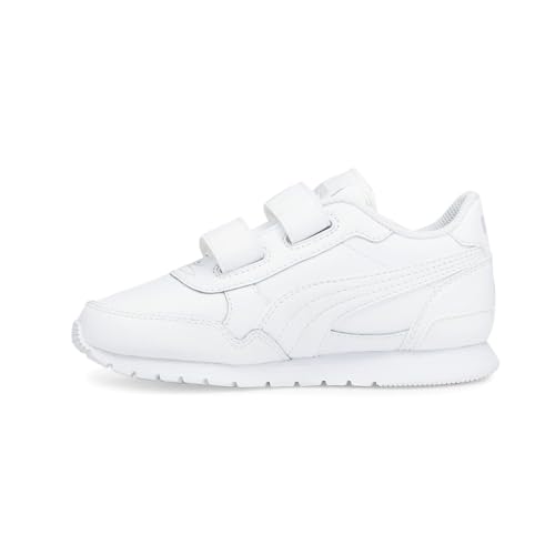 PUMA Kids Boys St Runner V3 Leather Slip On Sneakers Shoes Casual - White - Size 3.5 M3