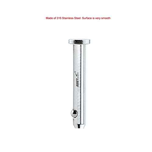 Ferragens para Iates Marítimos 2pcs 316 Stainless Steel Dowel Pin Flat Head Cylindrical Pin Position