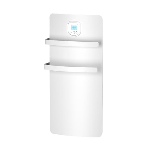 NOIROT - Radiateur Sèche-Serviette Anuri - Élément Chauffant Monobloc + Soufflerie - Programmable - Grande Capacité d'Étendage - Certifié Origine France...