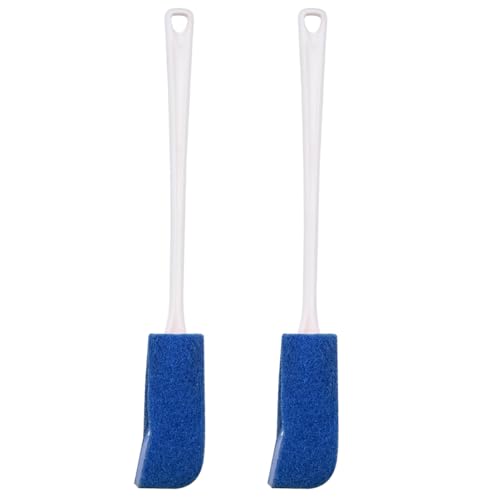 Image of CELOX 2 Pack Sponge Brushes with Handle, Baby Water Bottle Cleaner Brush, Bottle Brushes for Cleaning, Washer and Cleaning Brush