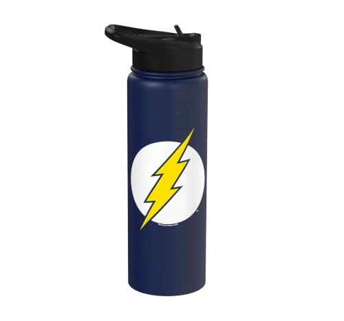 Image of The Flash Logo Stainless Steel Insulated Water Bottle