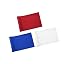 8x6 Inch- Red, Blue and White, 3-pk