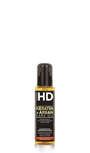 Huile cheveux Hd Keratin Argan Farcom élixir de brillance - 3