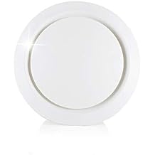 ABS Soffit Vent, Quality Plastic Adjustable ABS Air Vents Wall Ceilling Cover Soffit Vents for House6 inch