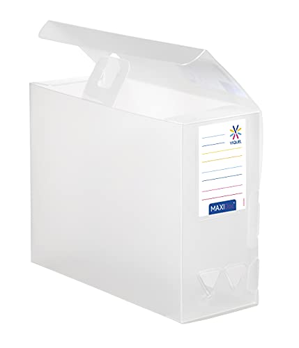 Cajas de índice Viquel Maxi Docs en Polypro flexible de 120 mm archivadores estables de colores 6